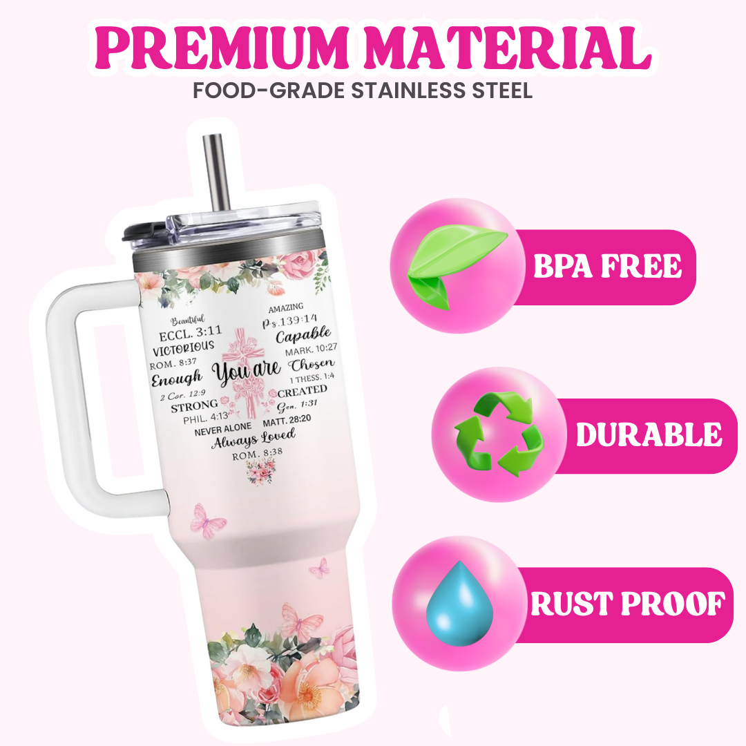 Faithful Bloom Tumbler