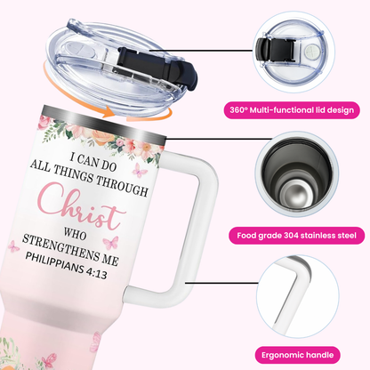 Faithful Bloom Tumbler